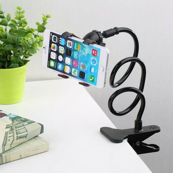 Universalholder stativ fleksibel lat seng skrivebordsholder for mobiltelefon