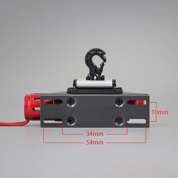 6V Electric Remote Control Car Winch, Max Load 46g, Cable Length 3.8-5.2cm, Compatible with RC Robots, Easy Installation