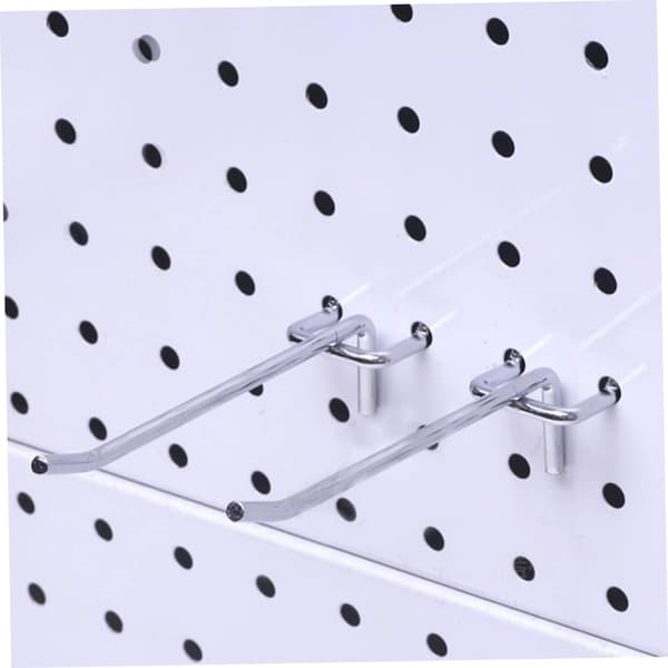 Classic Door Hanger Hooks Set 50 Pcs Triangular Hole Pegboard Hooks Storage Hooks for Home, Dorm, Office