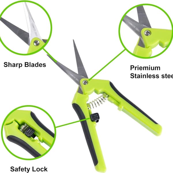 Bonsai Hand Gardening Pruner, High Precision Secateurs with Stainless Blade
