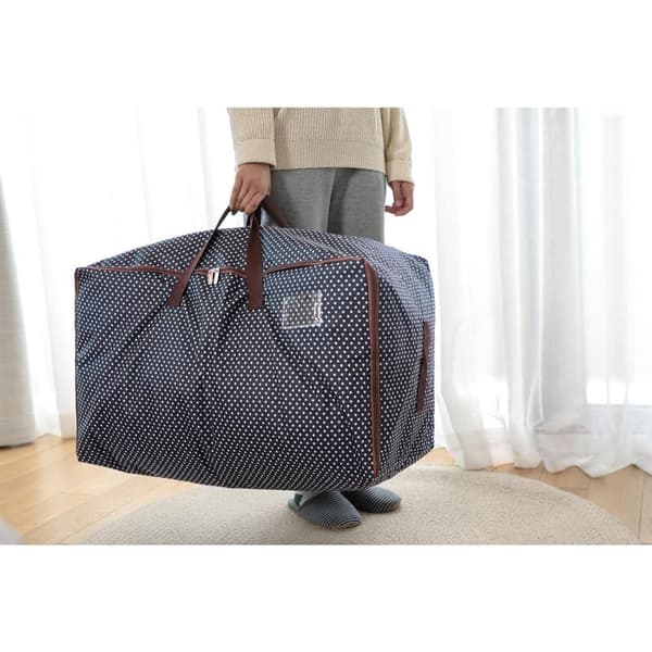 100L Garment Bags, Thick Oversized Organizer Storage Bag, Travel Bag (Blue)