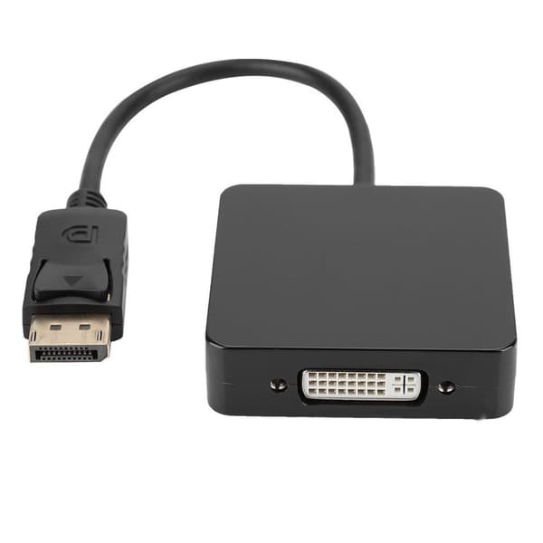 1 DP DisplayPort hann til VGA DVI HDMI hunn omformer KLB