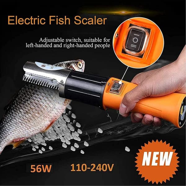 Electric Fish Scaler, Cordless, Rechargeable