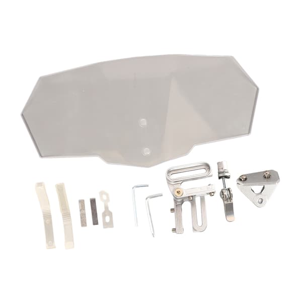 Motorcycle Clear Windshield High Clarity Impact Resistant Universal Windshield for Motorcycles Transparent