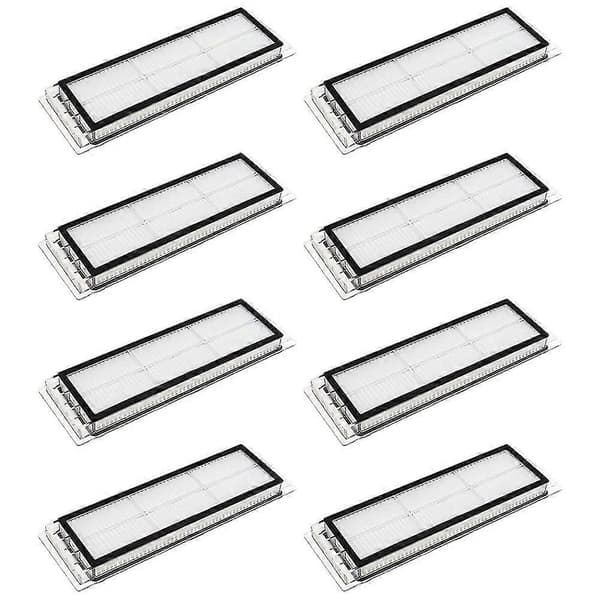 8 st Ersättnings-Hepafilter för Xiaomi Roborock S5 S50 S51 S55 S6 S6 Maxv S5 Max T6 T7 S4 Max S4 E5 E4 E20 E25 E35 C10
