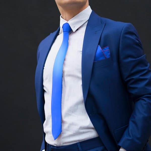 3 stk. satinslips til mænd, farvet slipsesæt, polyester med avanceret syteknologi, til forretning og aftenfester