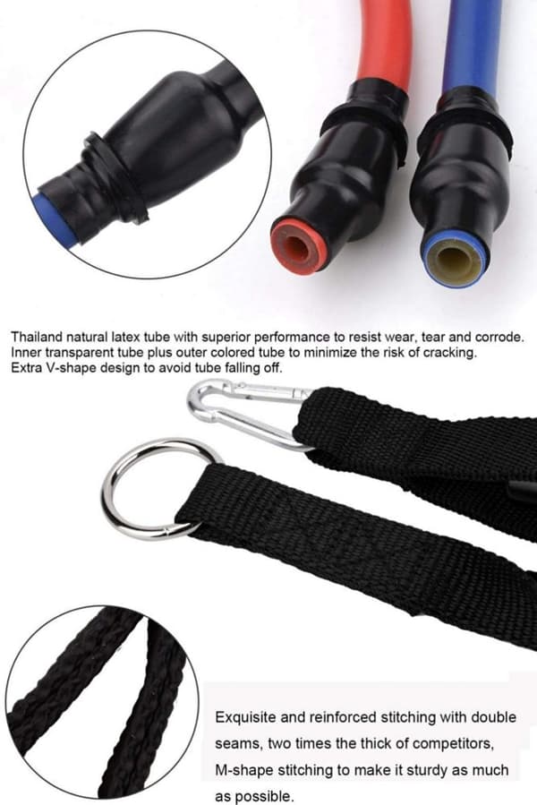 Resistance band set, exercise band set gymnastics band with
