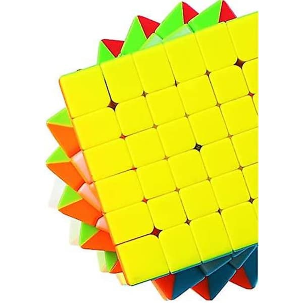 Zauberwrfel 7x7 Stickerless, Speed Cube 7x7x7 3d Puslespil Wrfel Legetøj