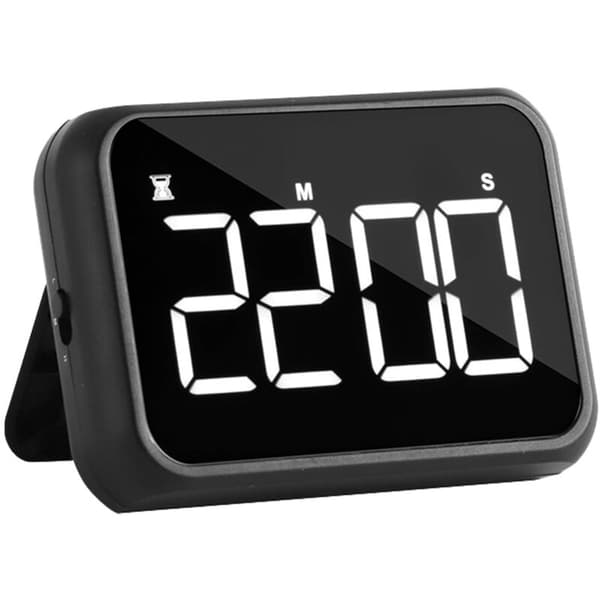 LED Kjøkkentimer med Alarm, Bærbar Elektronisk Matlagingstimer