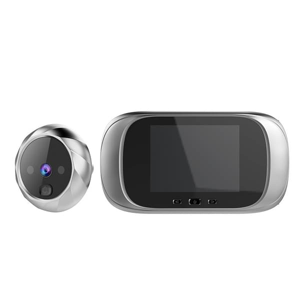 Electronic Door Viewer with 2.8\" Screen, Smart Door Viewer Camera for Home Security, 90° Wide-Angle Lens, (Silver)
