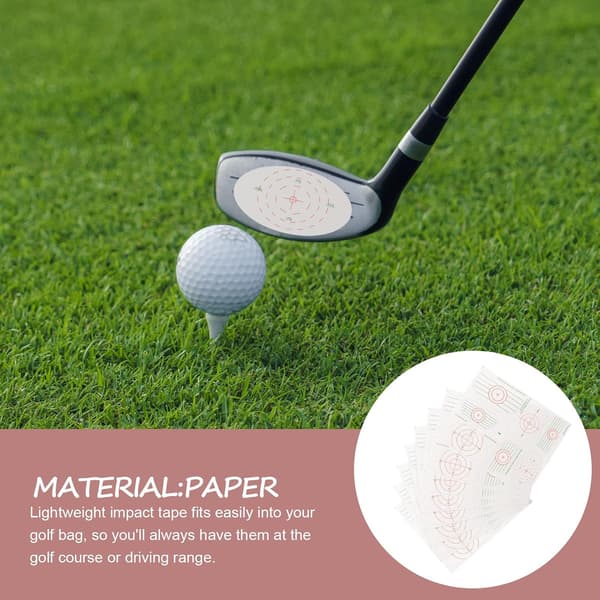 Golf Impact Tape 7-i-56 itseliimautuva arkki mailan lyöntipinnan analysointiin