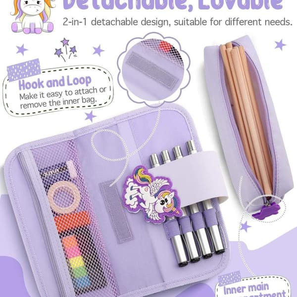 Large Capacity Pencil Case, Cute Cartoon KLB