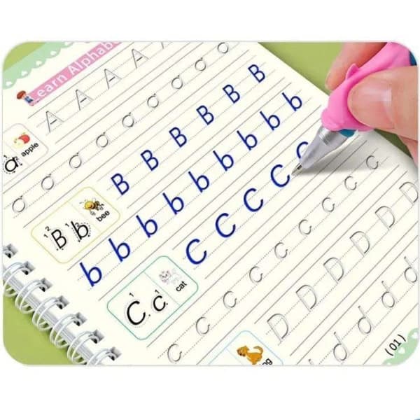 Reusable Writing Practice Book - 4 in 1 Set Multicolor