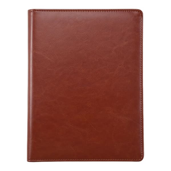 A5 Document Bag Folder File Clip Business Office Financial School Supplies (Brown)