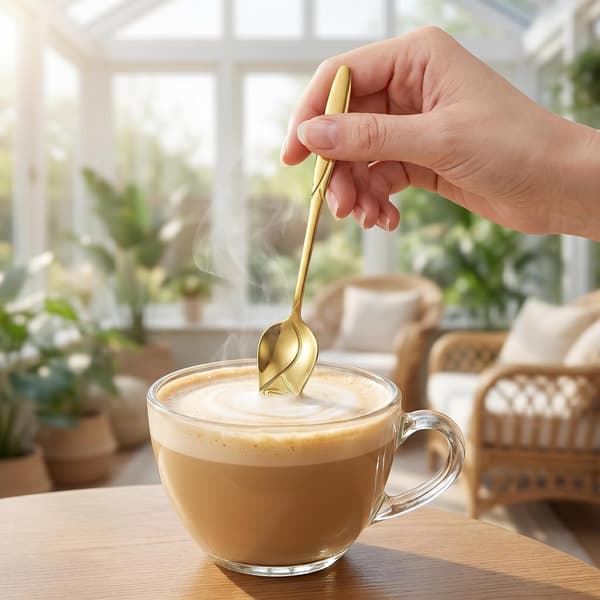 50 set bröllopsduschfestgåva för gäster, kaffeskedar i rostfritt stål i rosform med organzapåse