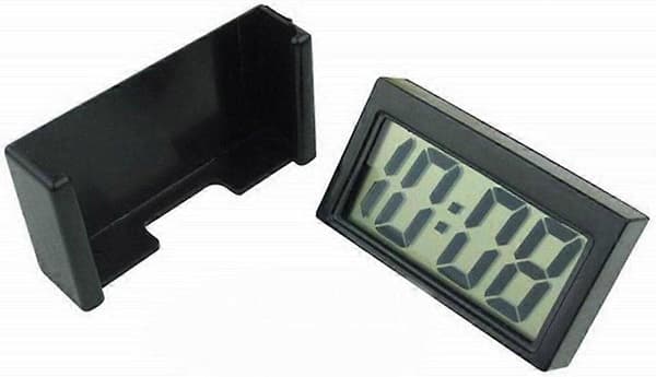 Bilklocka Yleismallinen Tasku Mini Digitaalinen Kello Itseliimautuva Kello Auton Kojelautaan Auto Vene Pyörä Koti Elektroninen Kello