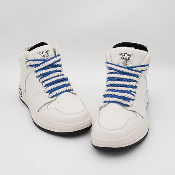 5 par 1,5 cm brede tykke snørebånd til sneakers, støvler, flade erstatningssnørebånd