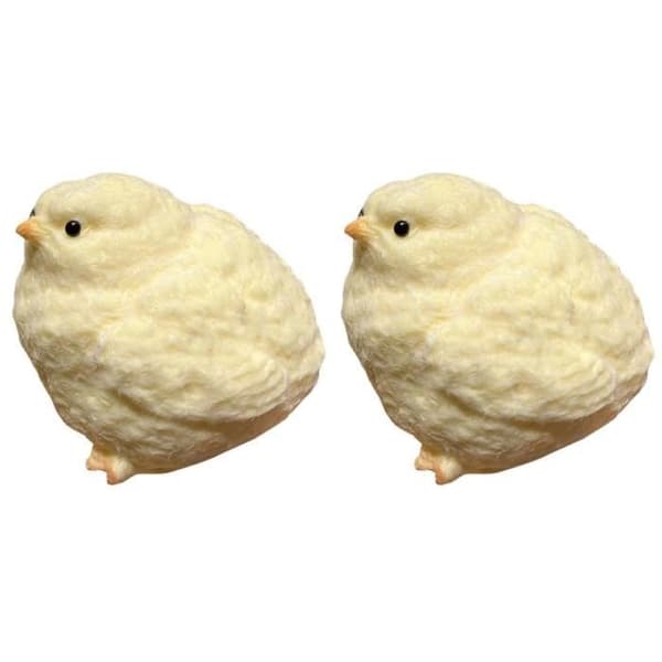 Legetøj - Sød kylling - 2-pak - Anti-stress - Gul - TPR