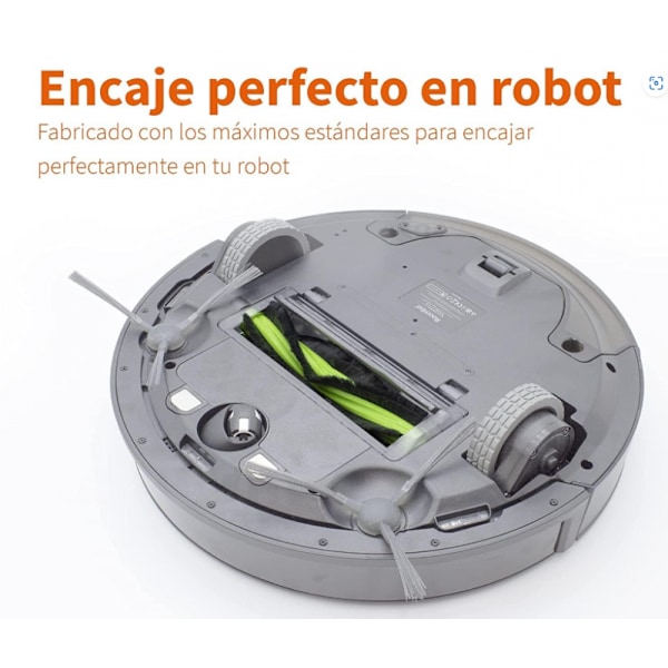 Sæt med 2 hovedruller, centralbørste til iRobot Roomba Combo R113