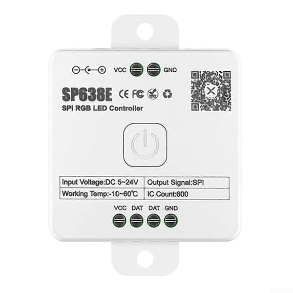 RGB LED Strip Controller SP63AE Modell - Smartphone App Control, Support for Multiple Controllers (FMY)
