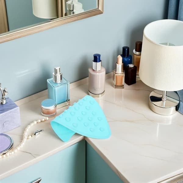Silicone Iron Rest Pad with Hanging Hole and Heat Insulation, Heat Resistant Ironing Mat with Flat Surface