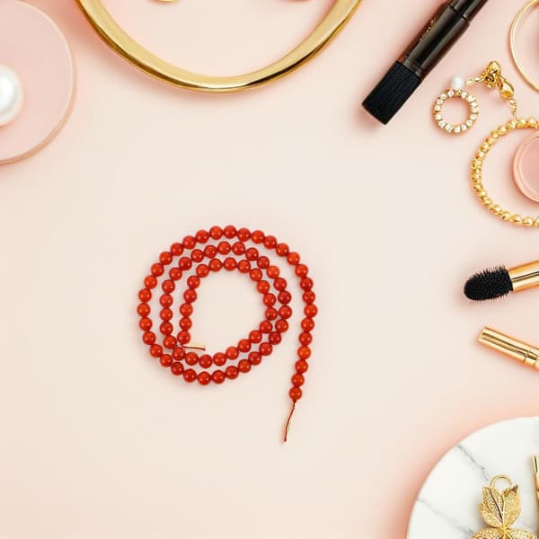 Håndlavede runde perler til smykkefremstilling, løse perler til DIY-armbånd og øreringe