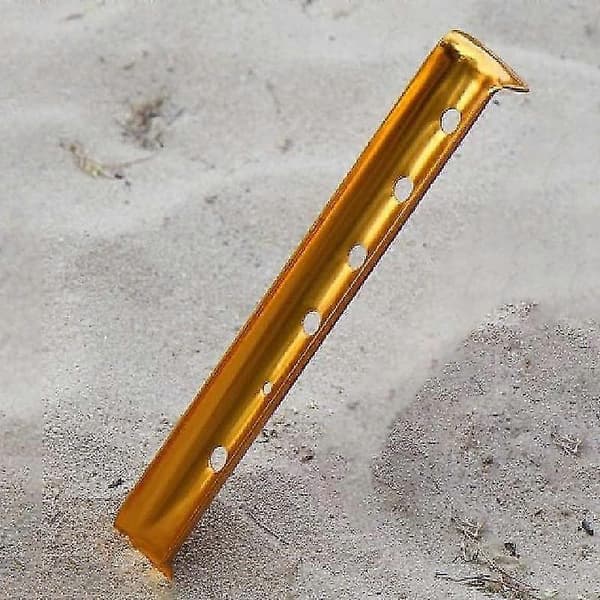 6 stk. snø- og sandteltplugger i aluminiumslegering U-formede plugger Teltspiker Lettvekt for camping