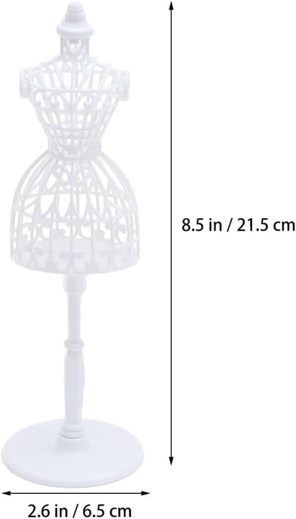 15 st Mini Mannequin Kreativ Ihålig Klädmodellställ för Dockmodevisning och Dekoration