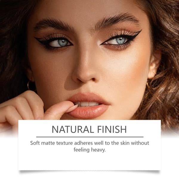Soft Focus Gradient Concealer Palette Döljer ansiktsfläckar, akneärr, fräknar och mörka ringar (Mörka färger)