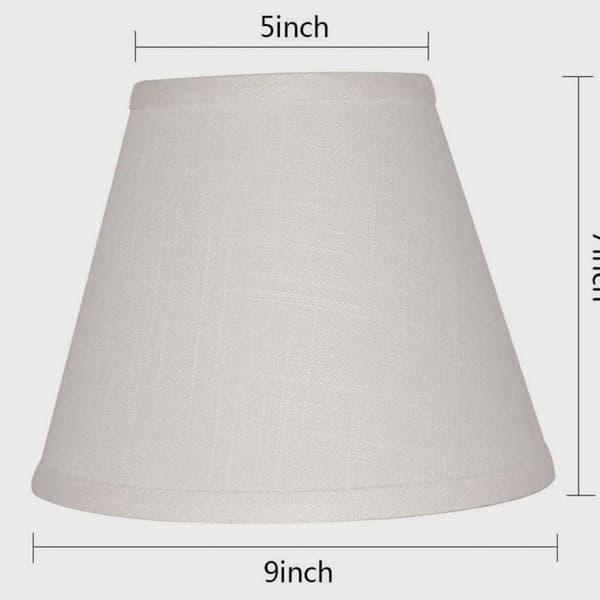 Medium lampskärm, cylindrisk tyglampskärm för bordslampor och Ste KLB