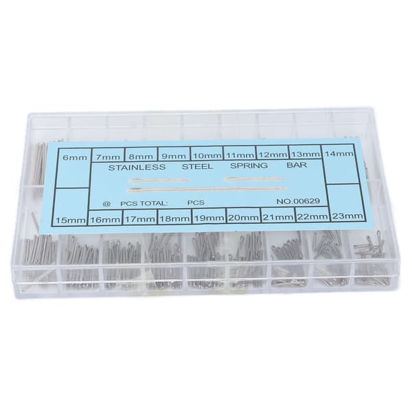 Watch Pins Alloy Watchband Link Cotter Pins Spring Bars Tool in 18 Different Sizes