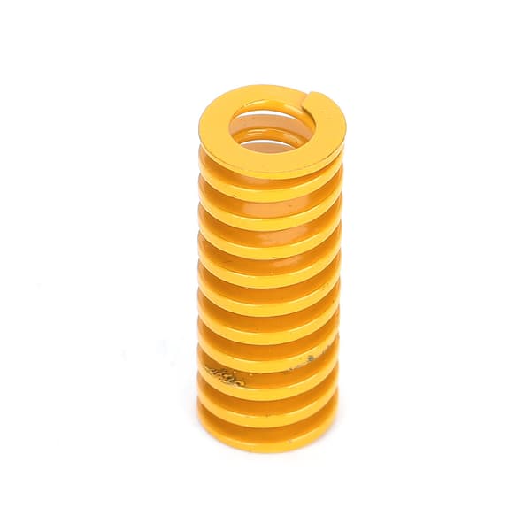 50 stk. 10x25 mm formfjeder med flad top i legeret stål, gul, tilbehør til 3D-printer