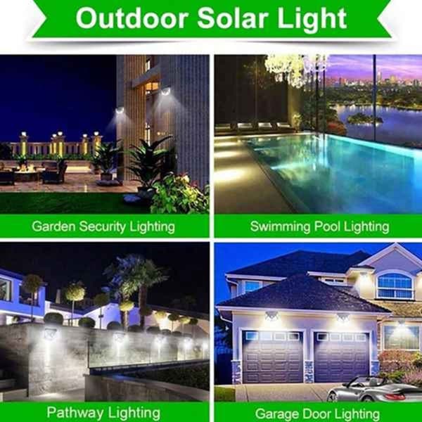 100 LED COB Waterproof IP65 Super Solar Motion Sensor Wall Light Outdoor Garden High Brightness