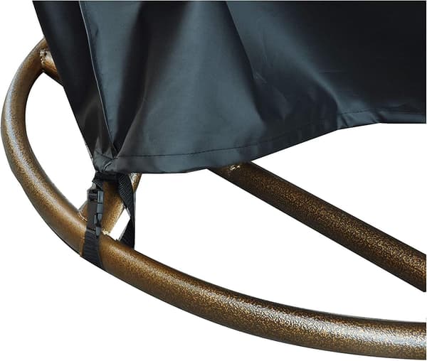 Vedenpitävä rottinkikalusteiden suojus puutarhan riipputuolille (harmaa)