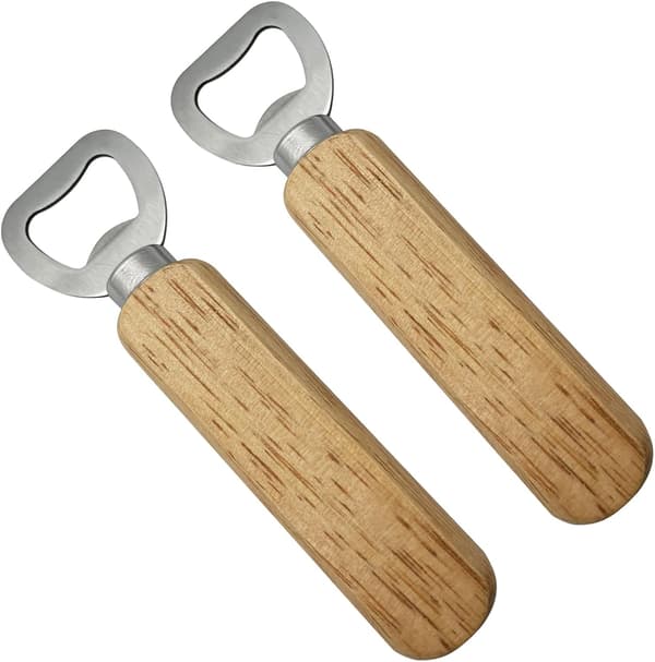 Pullonavaaja, 2 pullonavaajaa puukahvalla, pullonavaaja viinille, oluelle, virvoitusjuomille
