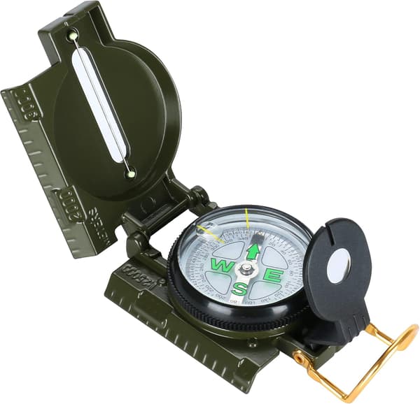 Professionell militär kompass för navigering, camping, vandring, överlevnadsorientering, kamouflagefärg