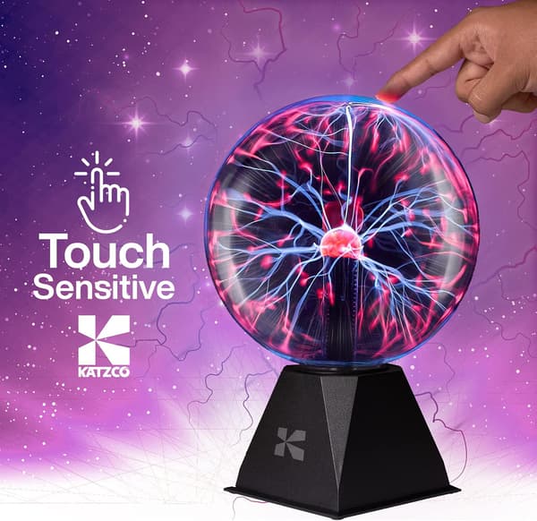 Statisk elektricitet Plasma Ball Magisk Blixtboll Touch Sensin