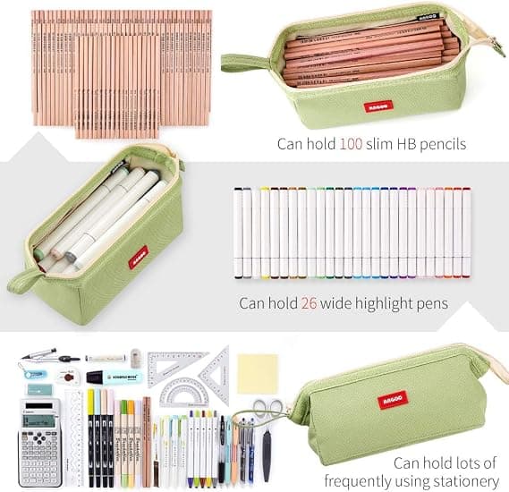 Large Capacity Pencil Case Pen Pouch Bag for School Teen
