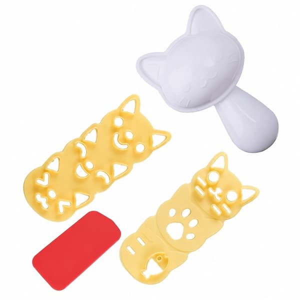 Cute Sushi Rice Ball Mold Set, Cartoon Bento DIY Tool, Fun Kitchen Gadget
