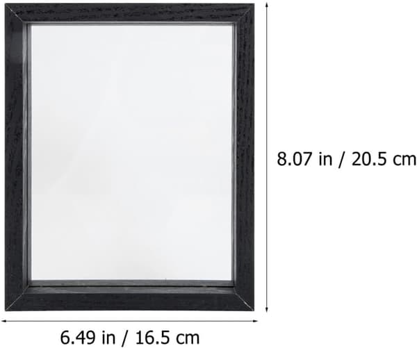 Exemplar Display Frame Plants Display Frame Wood Glass Simple and Generous Appearance Register