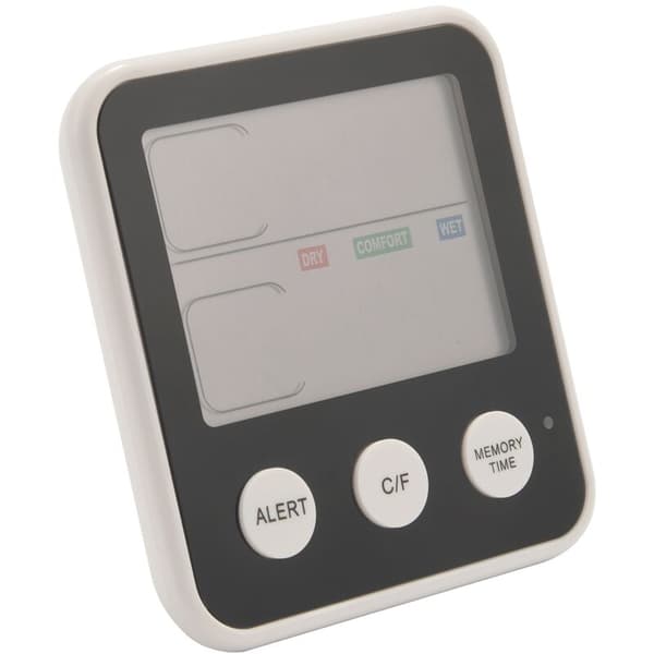 Digital inomhus termometer hygrometer inomhus elektronisk temperatursensor temperaturmätinstrument (svart)