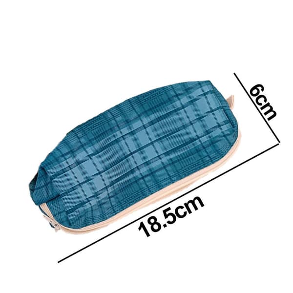 Pennfodral, pennfodral, pennväska, pennfodral, skrivmaterialväska, blå