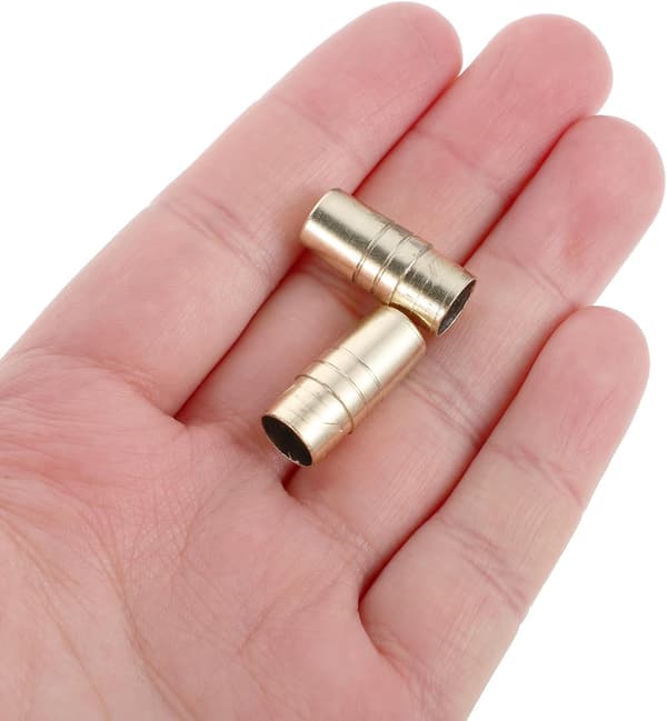 2st gyllene metallparaplyspetslock reservdelar för käpp