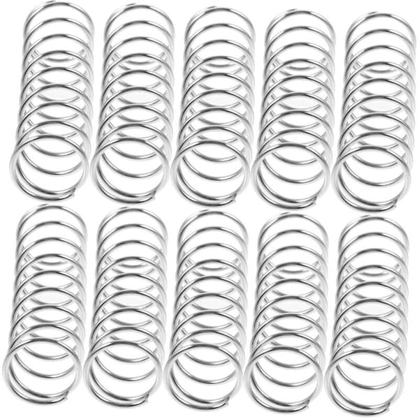 20 Pieces Compression Springs for Pruning Shears, Repair and Maintenance, Small Springs for Garden Tools and Precision Scissors