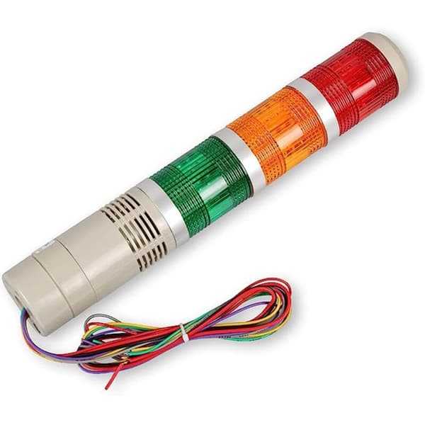 Industrial Signal Lamp Tower Alarm Tower Strobe Light with Buzzer Stacked LED Warning Light
