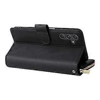Til Samsung Galaxy A55 5G Etui Kortpladser Lynlås Læder Telefoncover Style D Style D