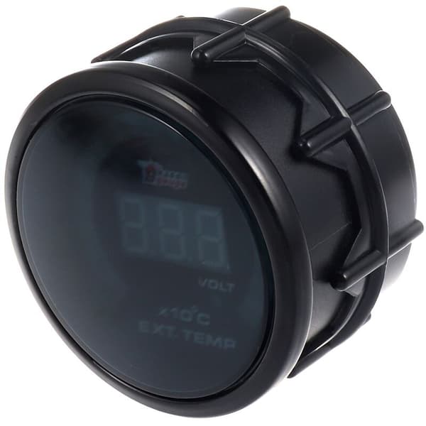 Eksosmåler Modifisert Bil Eksosmåler 20LED 52mm 2 Tommer