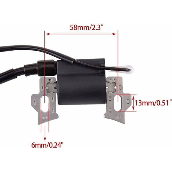 Ignition Coil, Replacement Ignition Coil with Spark Plug, for Lawn Mower Engine, for 168F-170F 2KW/3KW