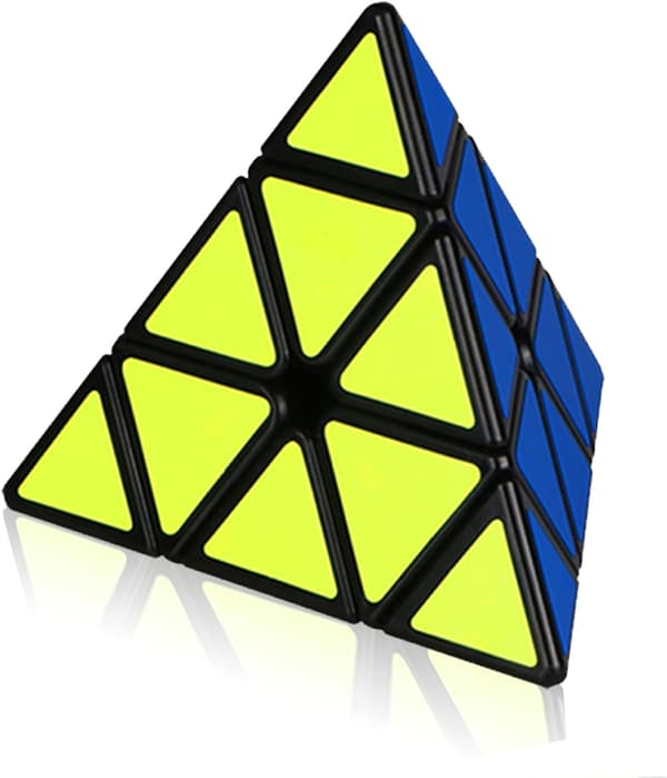 Pyraminx Cube, Pyramid Speed Cube, Profesjonell, Glatt, Høy feiltoleranse, Egnet for konkurransetrening