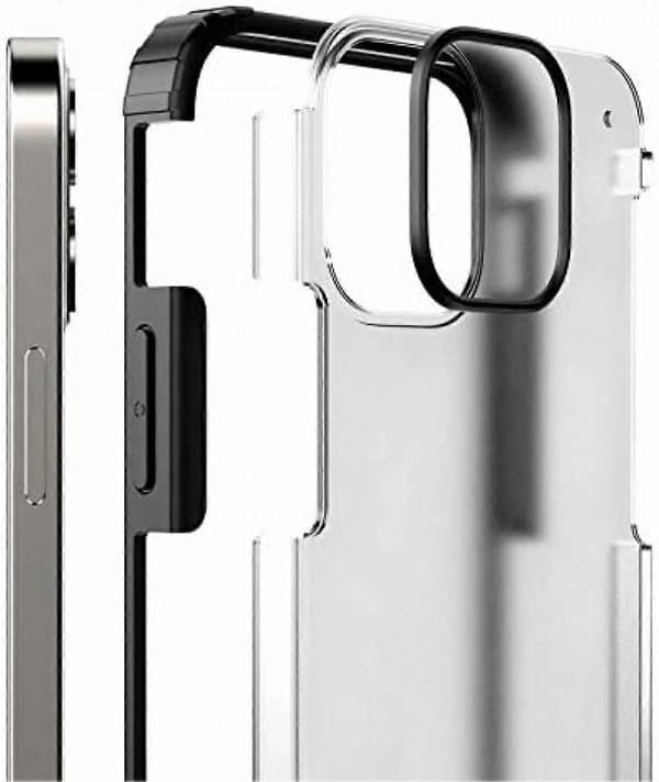 bavurmak iPhone 12/12 Pro TPU+PC Laser Silikondeksel - blå, QWER396